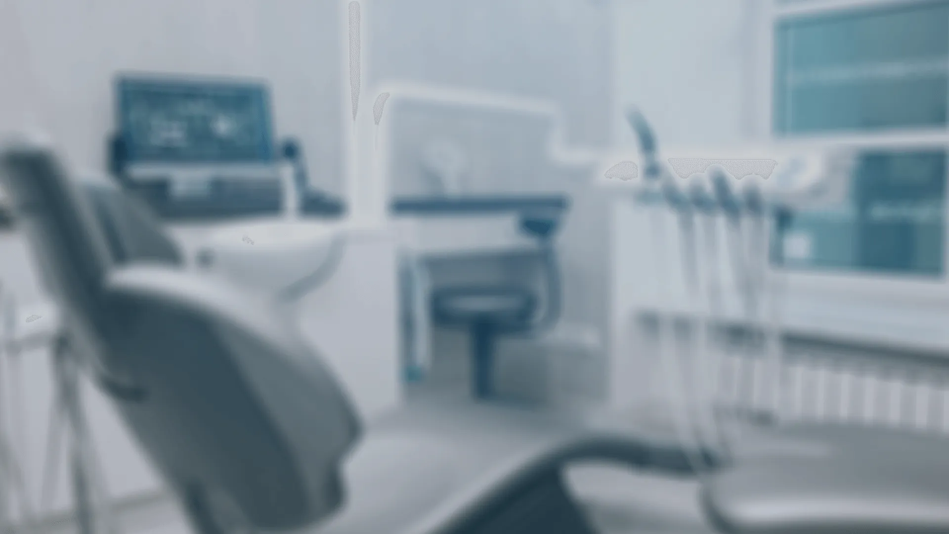 Blurred image of dentist's office